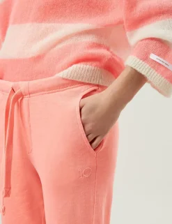 10 Days flared en wijde broeken 20-011-3202 Roze New