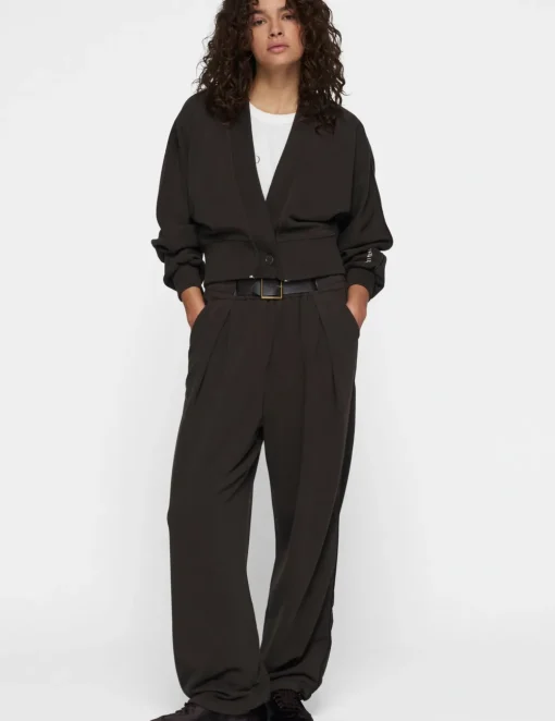10 Days gebreid vest 20-857-5201 Bruin Clearance