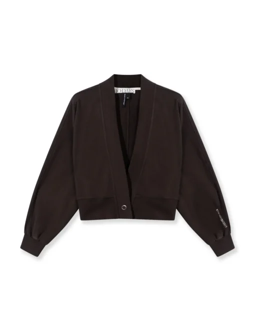 10 Days gebreid vest 20-857-5201 Bruin Clearance
