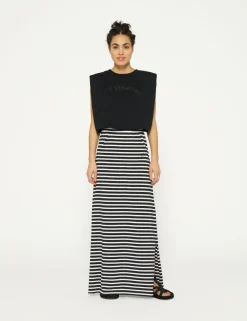 10 Days maxi rok 20-104-4202 Zwart Discount