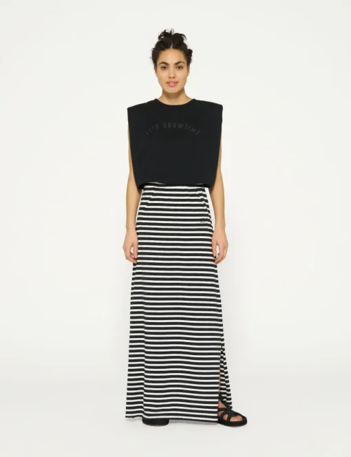 10 Days maxi rok 20-104-4202 Zwart Discount