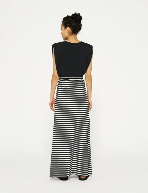 10 Days maxi rok 20-104-4202 Zwart Discount