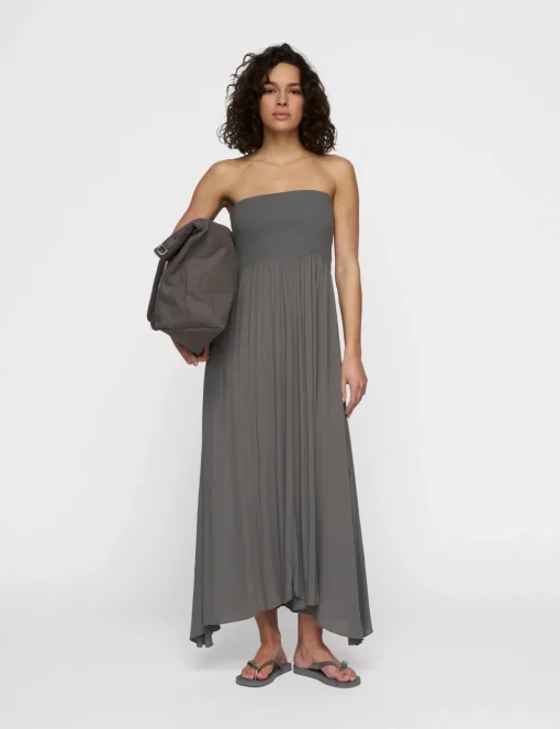 10 Days midi rok 20-105-5202 Grijs Online