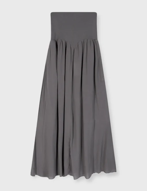10 Days midi rok 20-105-5202 Grijs Online