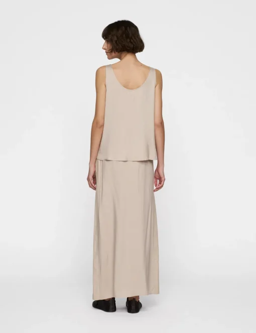 10 Days midi rok 20-103-5202 Beige Fashion