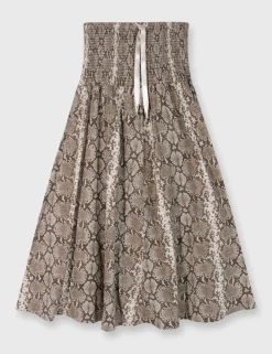 10 Days midi rok 20-102-5202 Beige Clearance