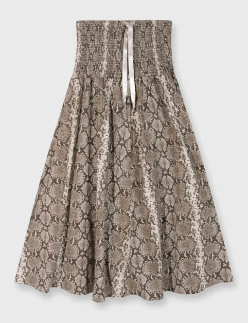10 Days midi rok 20-102-5202 Beige Clearance