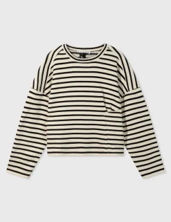 10 Days trui 20-807-4204 Zwart / Beige Sale