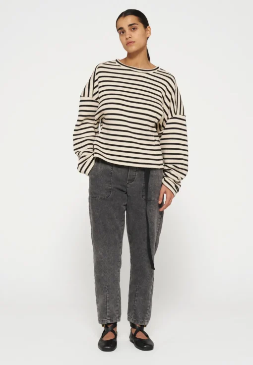 10 Days trui 20-807-4204 Zwart / Beige Sale