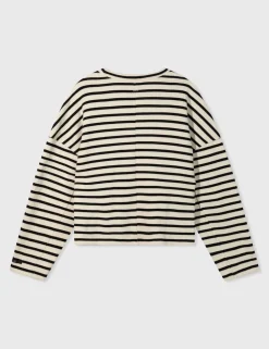 10 Days trui 20-807-4204 Zwart / Beige Sale