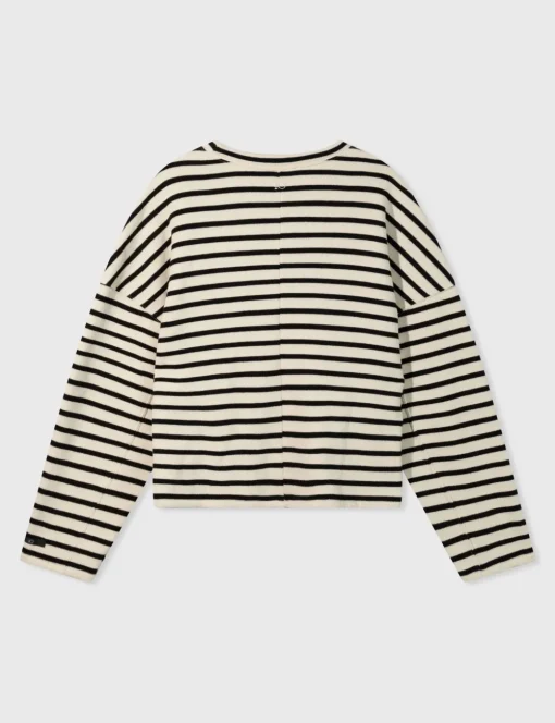10 Days trui 20-807-4204 Zwart / Beige Sale