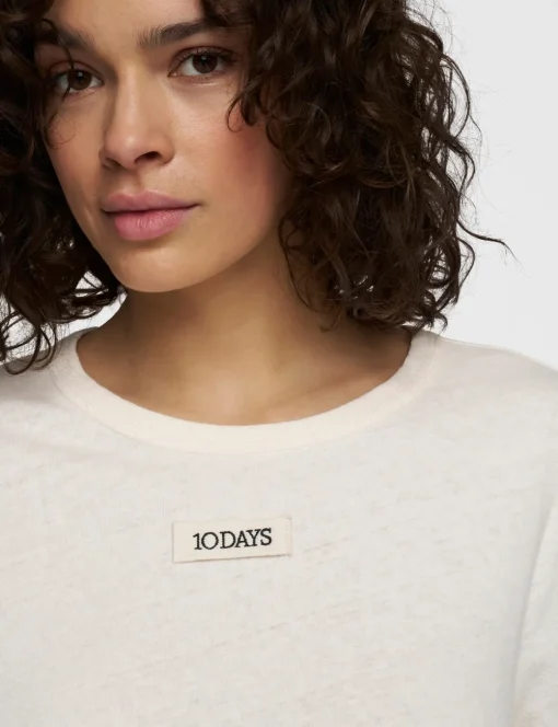 10 Days t-shirts 20-744-5202 Ecru Fashion