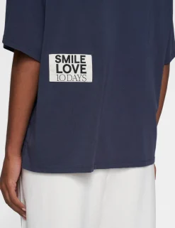 10 Days t-shirts 20-744-5201 Donker Blauw Sale