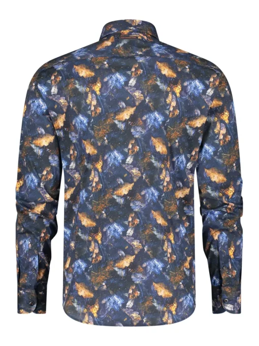 A Fish named Fred casual overhemd Tailored Fit 29.013 Marine New
