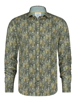 A Fish named Fred casual overhemd Tailored Fit 29.007 Beige Best