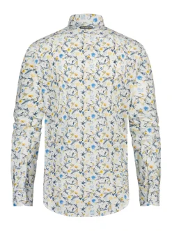 A Fish named Fred casual overhemd 28.011 Geel Discount
