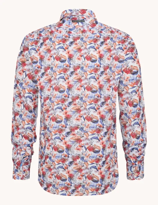 A Fish named Fred casual overhemd 31.015 Koraal Discount