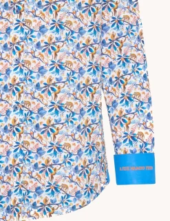 A Fish named Fred casual overhemd 31.010 Kobalt Fashion