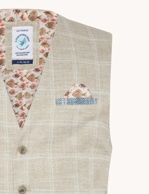 A Fish named Fred gilet 31.137 Beige Best