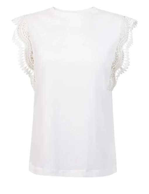 Aaiko blouse CORA FANCY CO 144 Offwhite Sale