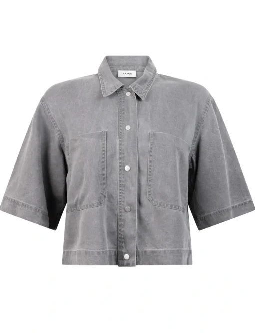 Aaiko blouse VANESSA TEN 522 Licht Grijs Outlet