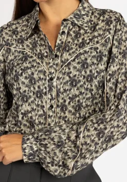 Aaiko blouse YASMINA VIS 508 Licht Groen Discount