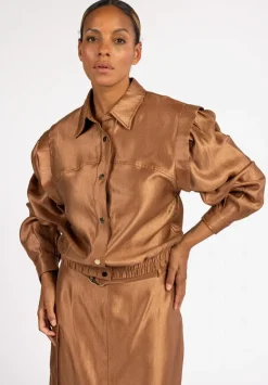 Aaiko jacks NORMA TWILL VIS 5 Camel Online