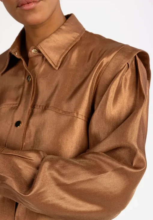 Aaiko jacks NORMA TWILL VIS 5 Camel Online