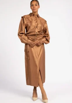 Aaiko jacks NORMA TWILL VIS 5 Camel Online