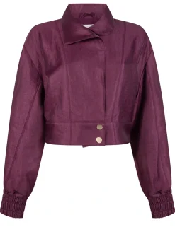 Aaiko jacks VINA TWILL SHINE Wijnrood Sale