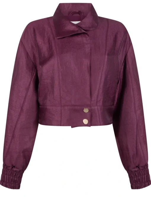 Aaiko jacks VINA TWILL SHINE Wijnrood Sale
