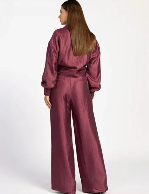 Aaiko jacks VINA TWILL SHINE Wijnrood Sale