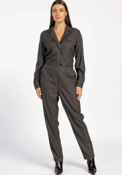 Aaiko jumpsuits JESSIE PINSTRIPE Zwart Hot