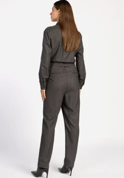 Aaiko jumpsuits JESSIE PINSTRIPE Zwart Hot