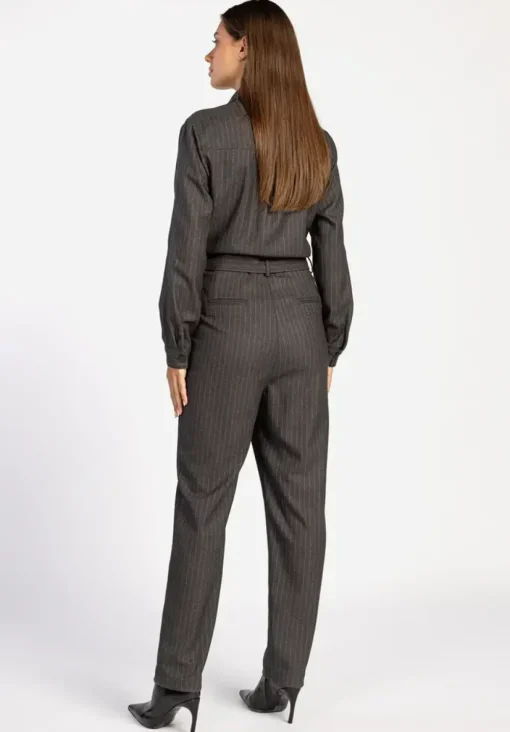 Aaiko jumpsuits JESSIE PINSTRIPE Zwart Hot