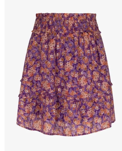 Aaiko midi rok CANYA MAUVE FLOWE Lila Fashion