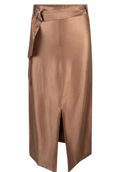 Aaiko midi rok VARYA VIS 545 Camel Outlet