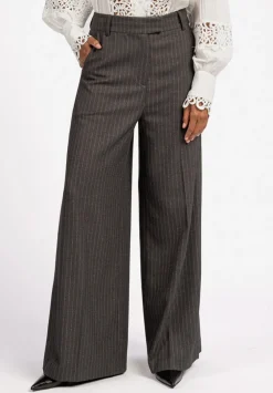 Aaiko pantalons NORE PINSTRIPE VI Zwart Outlet