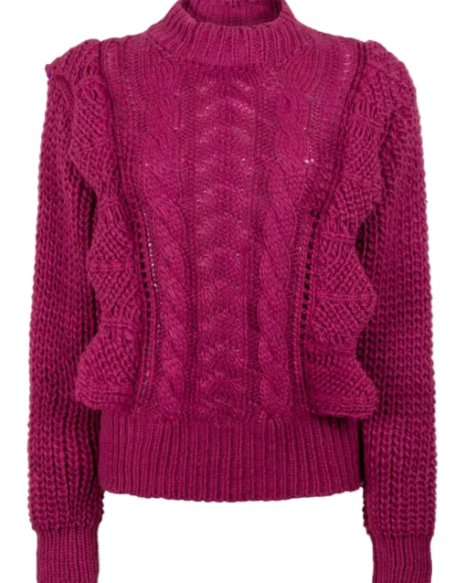 Aaiko trui AJOUR WO 340 Fuxia Discount