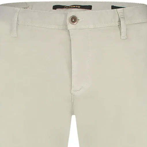 Alberto chino Slim Fit 62871582 Licht Grijs Fashion