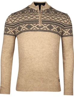 Baileys trui 428448 Khaky beige New