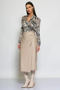Batida leren rok 1731 Beige New