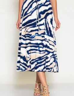 Batida maxi rok 2052 Blauw Sale