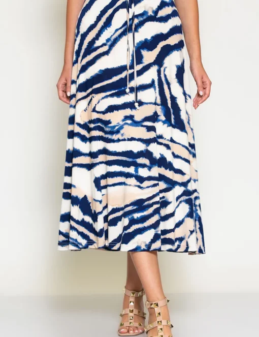 Batida maxi rok 2052 Blauw Sale