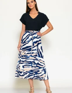 Batida maxi rok 2052 Blauw Sale