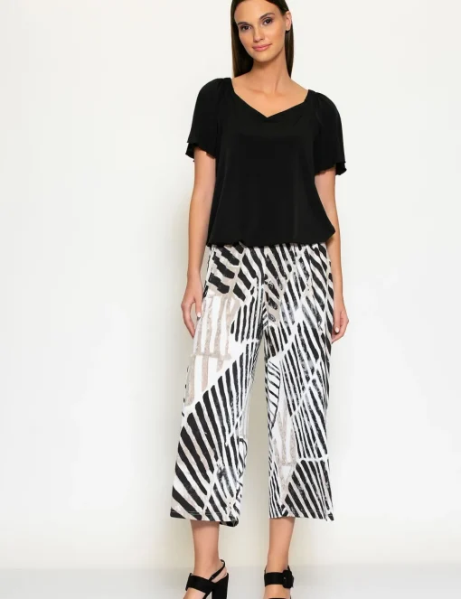 Batida pantalons 2053 Zwart / Beige New