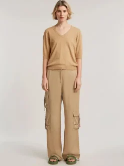 Beaumont broek BC08370241 Khaky beige Fashion
