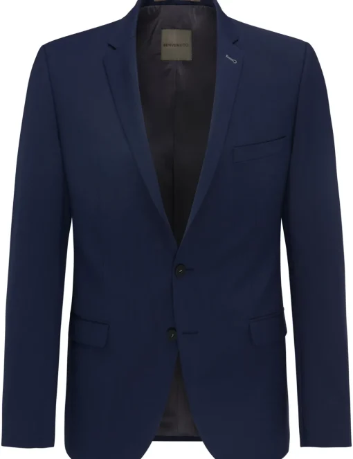 Benvenuto business colbert Super Slim Fit 20848615660 Nacht Blauw Best