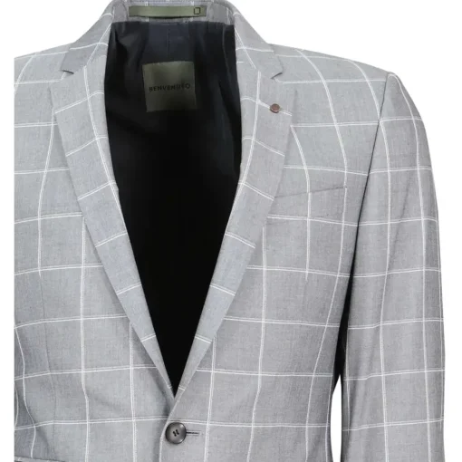 Benvenuto colbert Slim Fit 43291616240 Grijs New