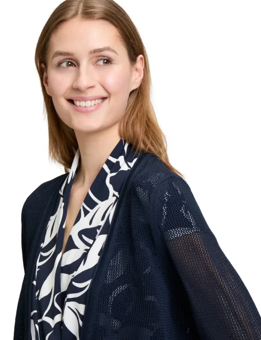 Betty Barclay gebreid vest 251-52461214 Licht Blauw New